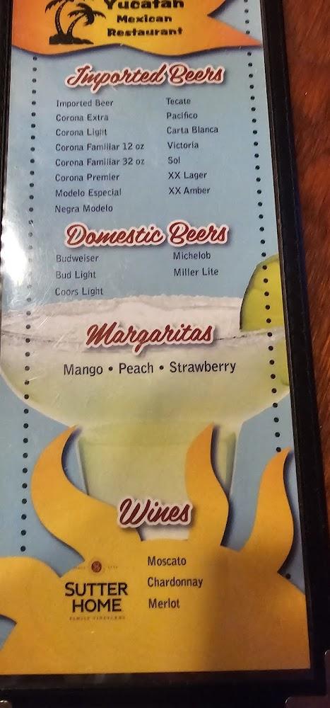 Yucatan Restaurant Menu image 4